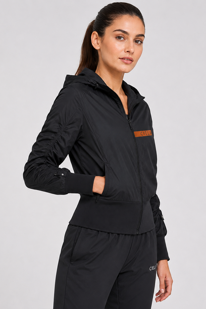 Side view of Clara Waterproof Jacket