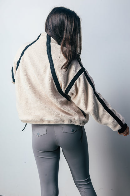 Back view of Tina Teddy Jacket