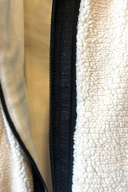 zipper close up Tina Teddy Jacket
