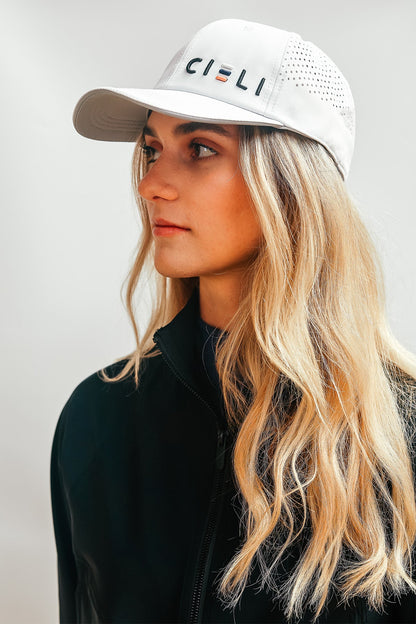 Cieli Signature Cap in White.
